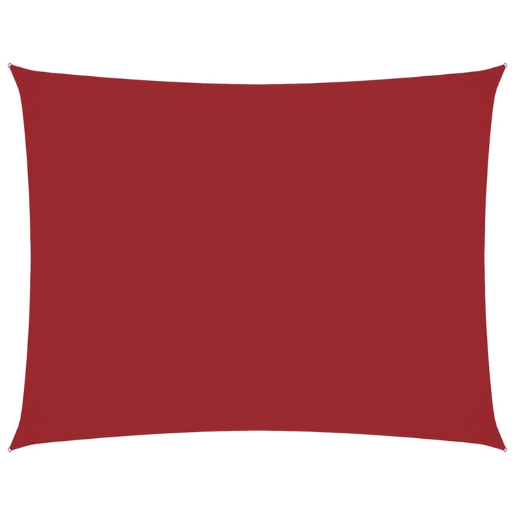 VidaXL Sonnenschutztuch rechteckig 6x8 m Oxford-Stoff rot