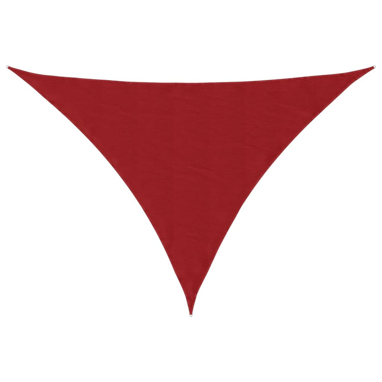 Vidaxx Markise dreieckig 2,5x2,5x3,5 m Oxford-Stoff rot