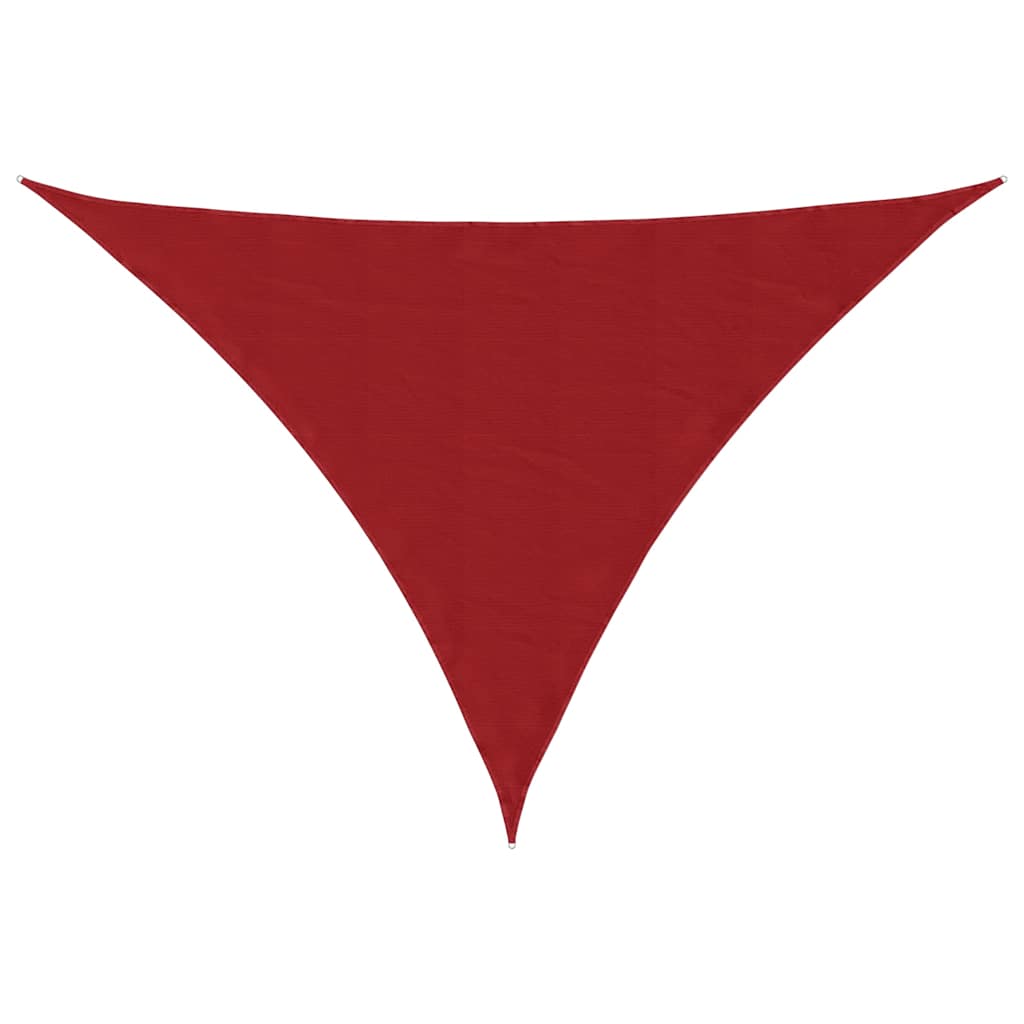 Vidaxx Markise dreieckig 4x4x5,8 m Oxford-Stoff rot