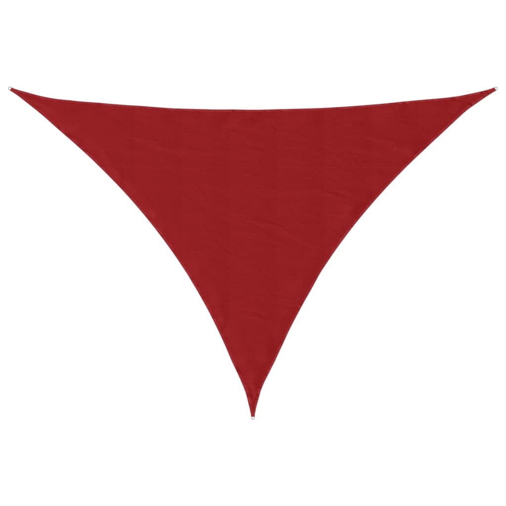 VidaXL Markise dreieckig 5x5x6 m Oxfordstoff Rot