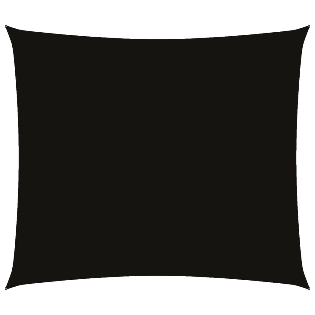 Vidaxl Sonnenschutz Rechteck 2x2,5 M Oxford Stoff schwarz