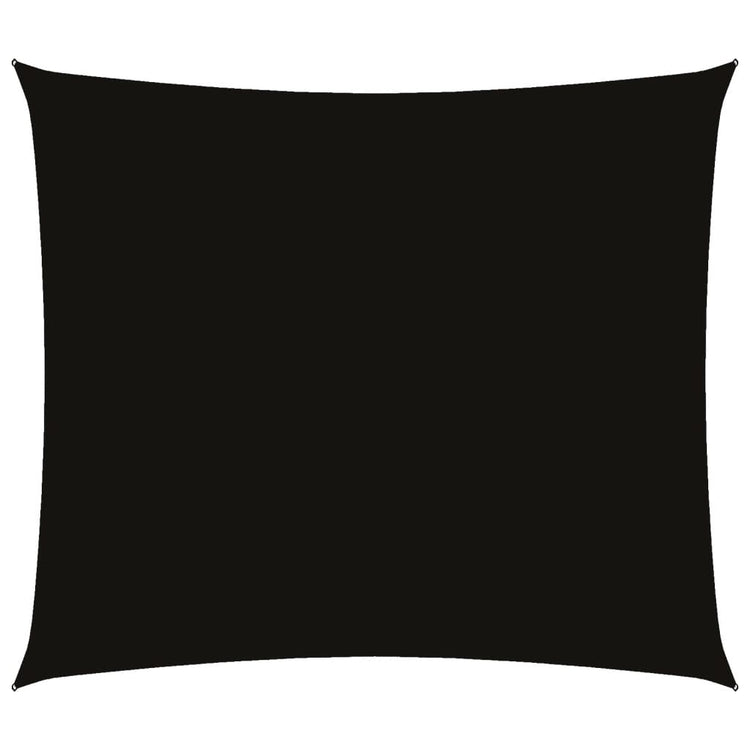 Vidaxl Sonnenschutz Rechteck 2x2,5 M Oxford Stoff schwarz