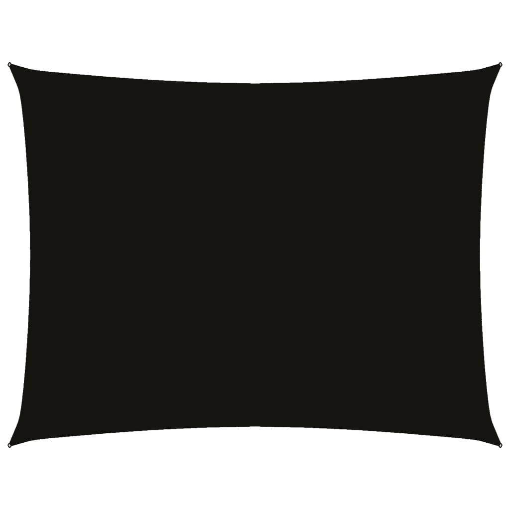 Vidaxl Sonnenschutz Rechteck 2x3,5 M Oxford Stoff schwarz