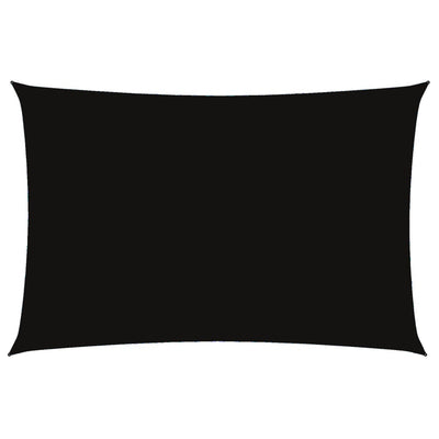 Vidaxl Sonnenschutz Rechteck 2x4 M Oxford Stoff schwarz