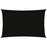 Vidaxl Sonnenschirm Rechteckige 2x4,5 M Oxford Stoff schwarz - afbeelding 2