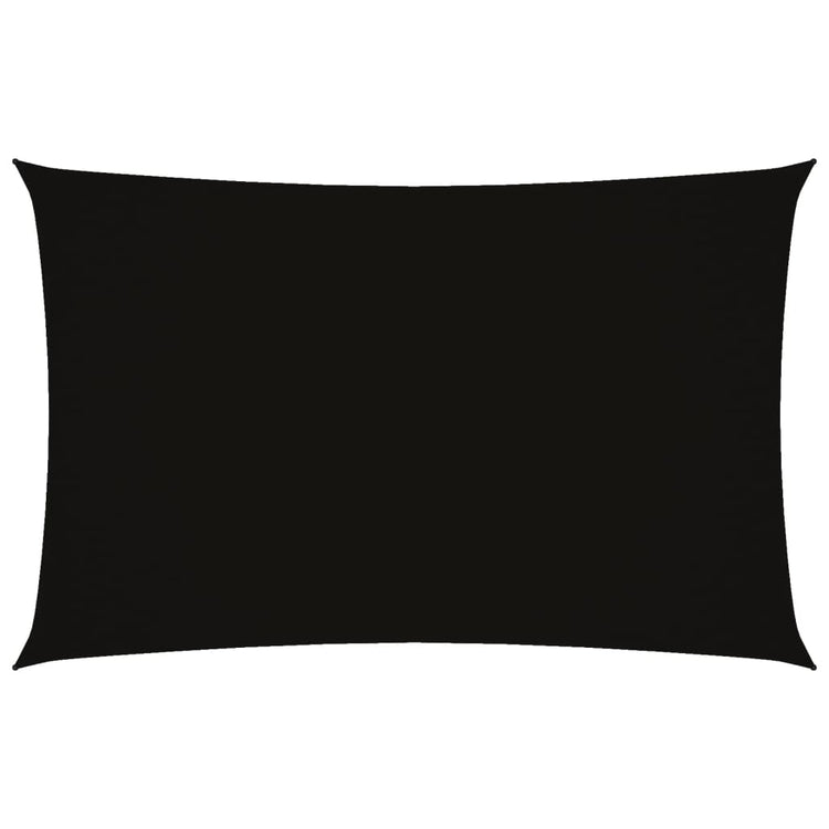 Vidaxl Sonnenschirm Rechteckige 2x4,5 M Oxford Stoff schwarz