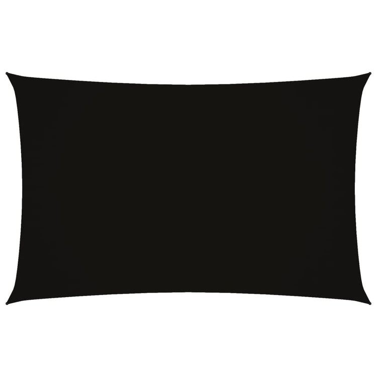 Vidaxl Sonnenschutz Rechteck 2x5 M Oxford Stoff schwarz