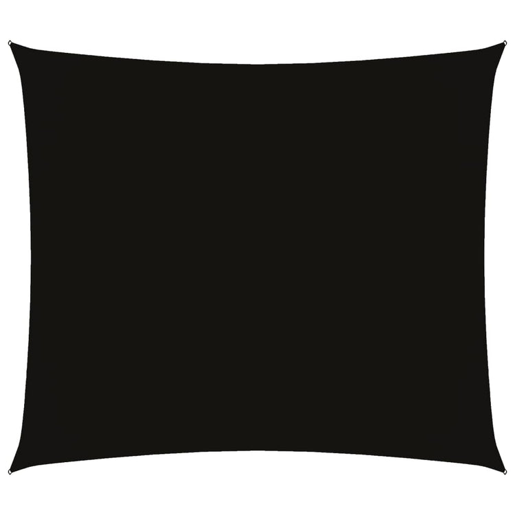 Vidaxl Sonnenschatten rechteckig 2,5 x 3 M. Oxford Stoff schwarz