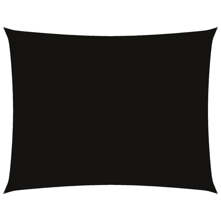 Vidaxl Sonnenschatten rechteckig 2,5 x 3,5 m Oxford Stoff schwarz