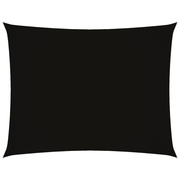Vidaxl Sonnenschatten rechteckig 2,5 x 4 M Oxford Stoff schwarz