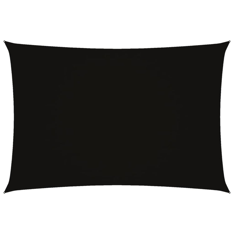 Vidaxl Sonnenschatten rechteckig 2,5 x 4,5 m Oxford Stoff schwarz