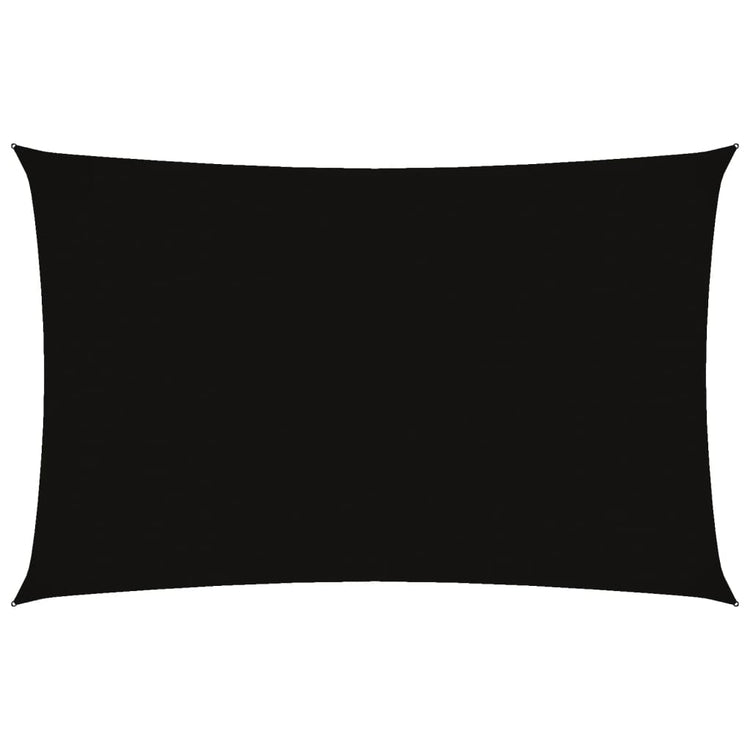 Vidaxl Sonnenschatten rechteckig 2,5 x 5 m Oxford Stoff schwarz