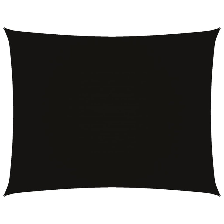 VIDAXL Sunshade Rechteck 3x4,5 M Oxford Stoff schwarz