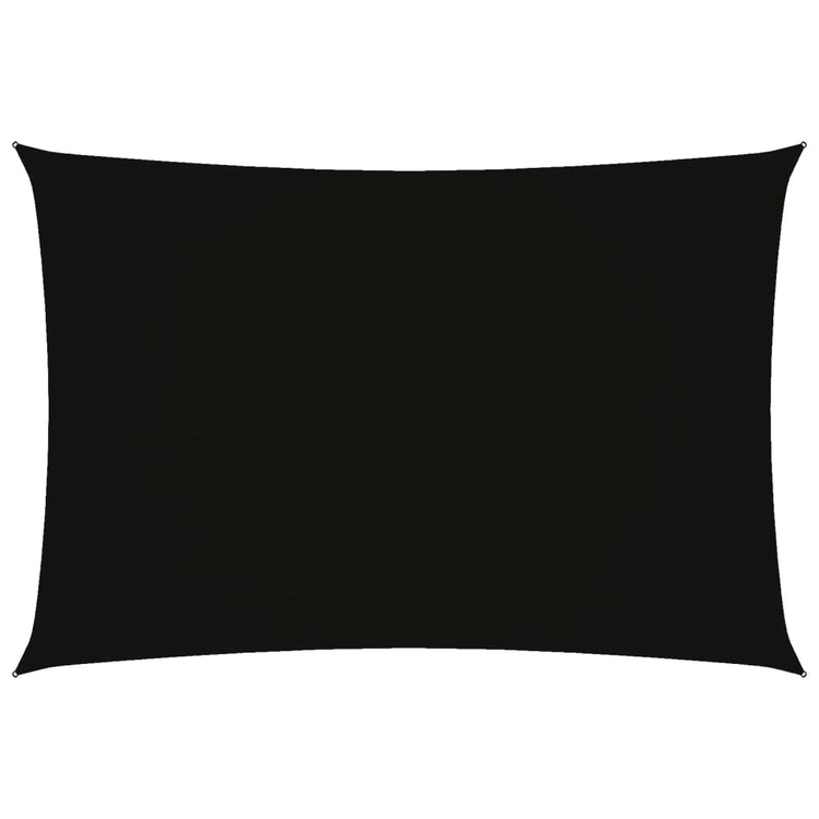 Vidaxl Sonnenschutz Rechteck 3x5 M Oxford Stoff schwarz