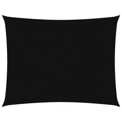 Vidaxl Sonnenschirm Rechteckig 3x6 M Oxford Stoff schwarz