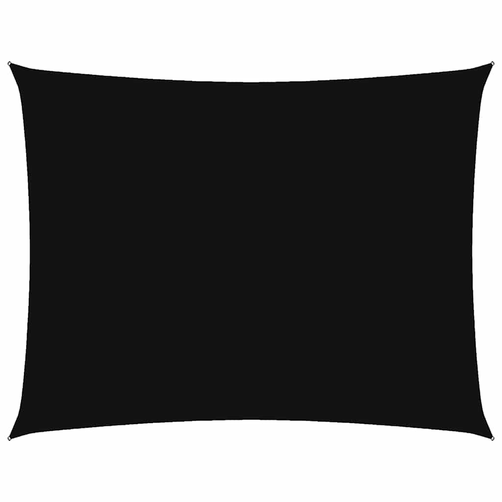 Vidaxl Sonnenschatten rechteckig 3,5 x 5 M. Oxford Stoff schwarz