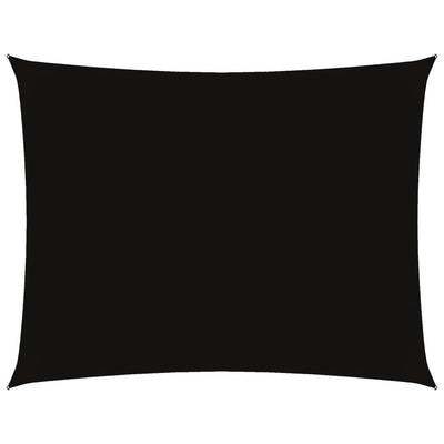 Vidaxl Sonnenschirm Rechteckige 4x5 M Oxford Stoff schwarz