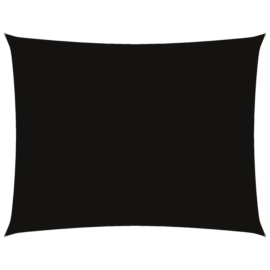 Vidaxx-Schattentuch rechteckig 6x8 m Oxford-Stoff schwarz