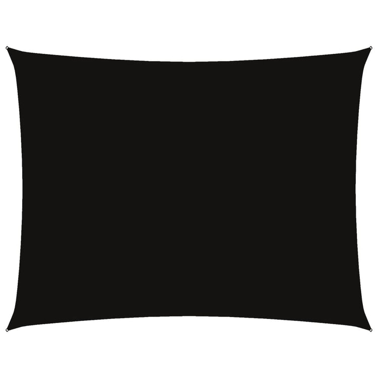 Vidaxx-Schattentuch rechteckig 6x8 m Oxford-Stoff schwarz