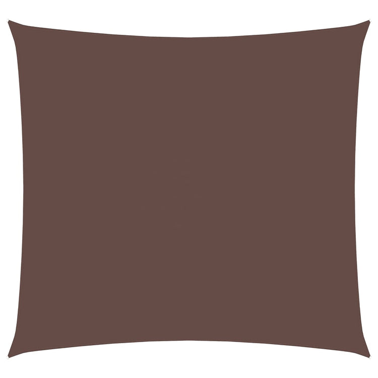 VIDAXL -Markise Square 4x4 m Oxford Stoffbraun