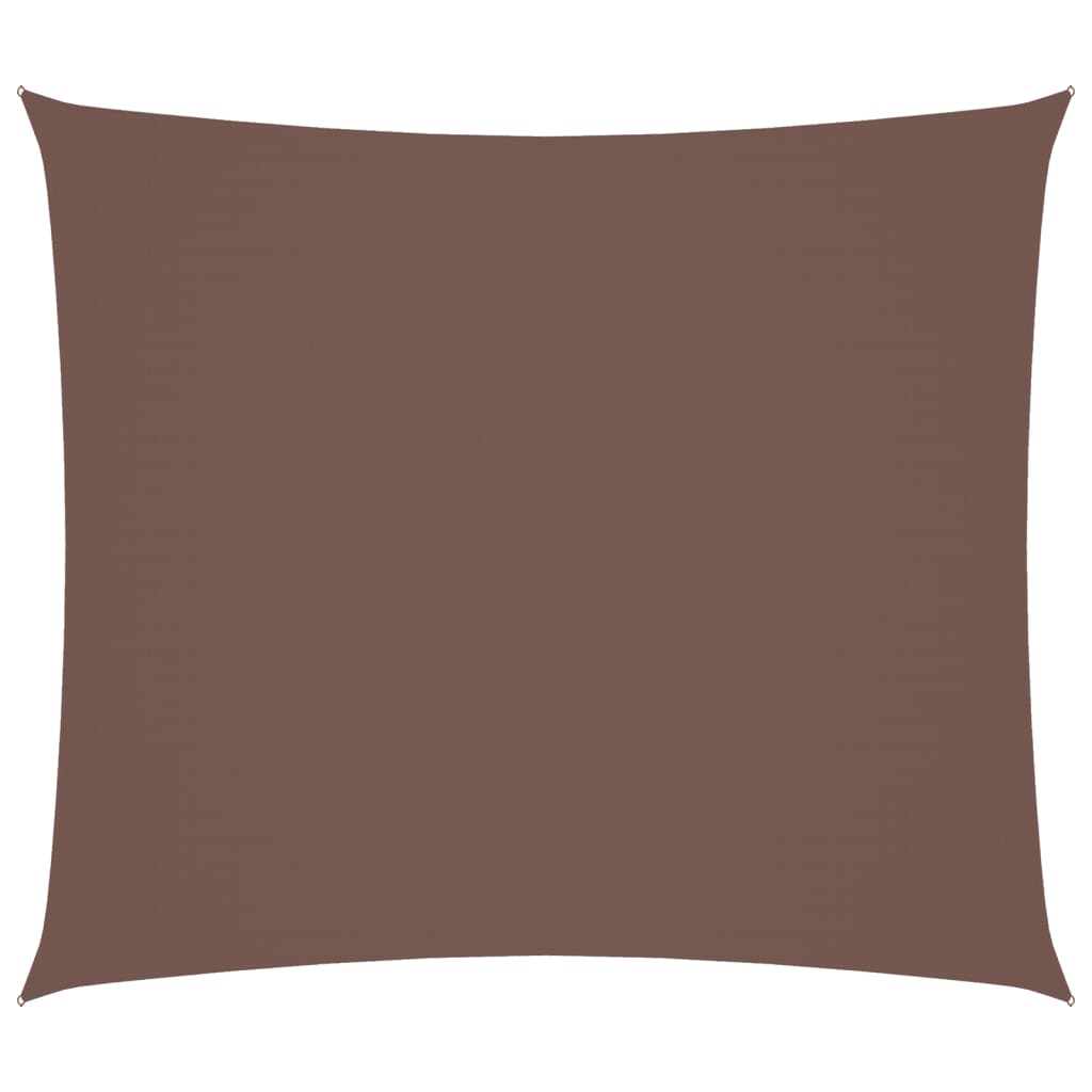 VIDAXL Sunshade Rechteck 2x2,5 M Oxford Stoff braun