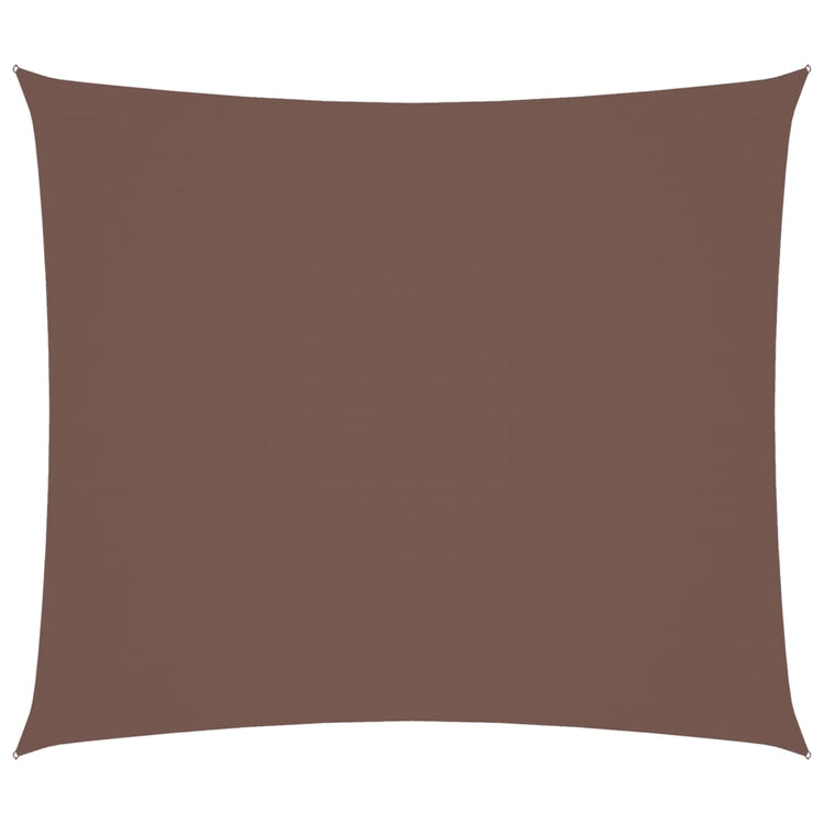 VIDAXL Sunshade Rechteck 2x2,5 M Oxford Stoff braun