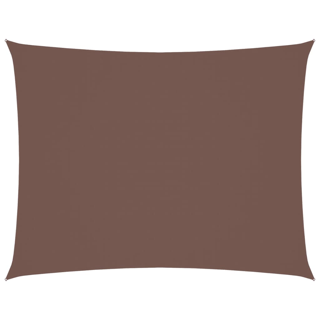 VIDAXL Sunshade Rechteck 2x3,5 M Oxford Stoff braun