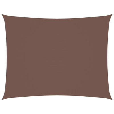 VIDAXL Sunshade Rechteck 2x3,5 M Oxford Stoff braun