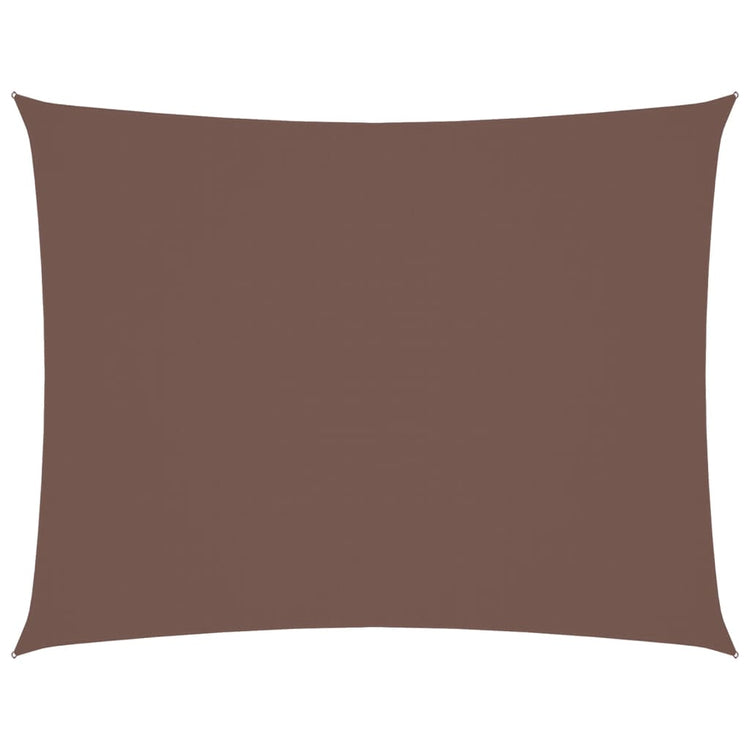 VIDAXL Sunshade Rechteck 2x3,5 M Oxford Stoff braun