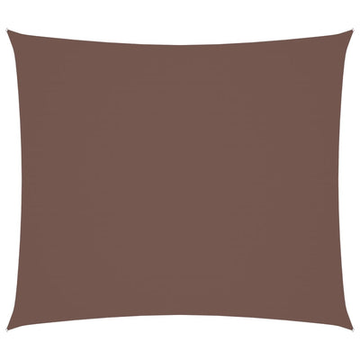 Vidaxl Sonnenschatten rechteckig 2,5 x 3 M. Oxford Stoff braun