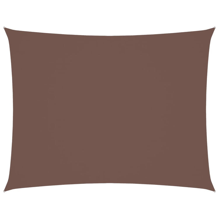 Vidaxl Sonnenschatten rechteckig 2,5 x 3,5 m Oxford Stoffbraun
