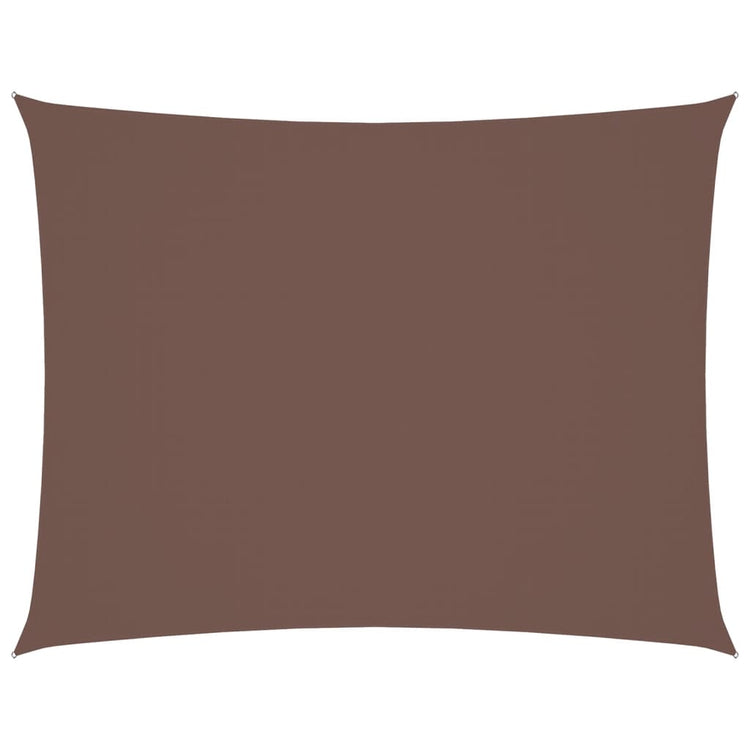 Vidaxl Sonnenschatten rechteckig 2,5 x 4 M Oxford Stoff braun