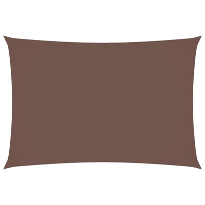 Vidaxl Sonnenschatten rechteckig 2,5 x 4,5 M Oxford Stoffbraun