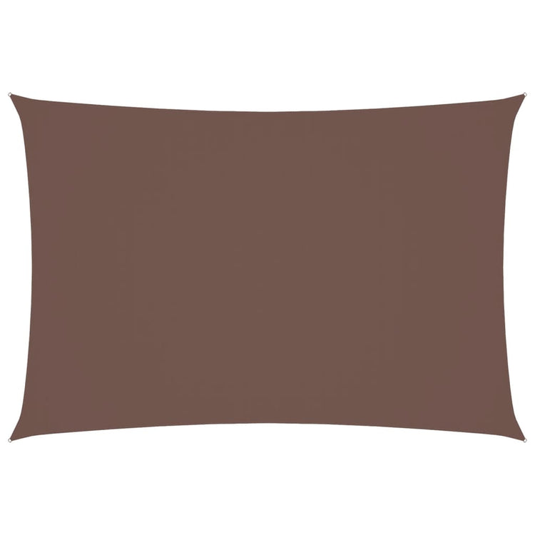 Vidaxl Sonnenschatten rechteckig 2,5 x 4,5 M Oxford Stoffbraun