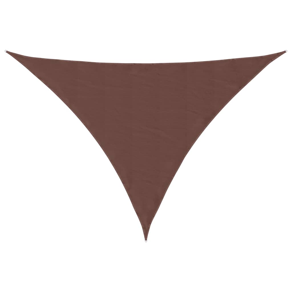 Vidaxx Dreiecksmarkise 2,5x2,5x3,5 m Oxford-Stoff braun