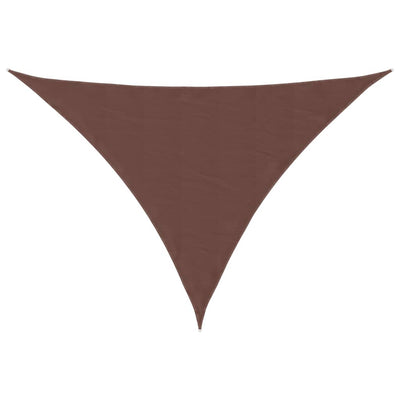 Vidaxl Sunshade Triangular 5x6x6 M Oxford Stoff braun