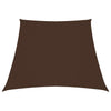 Vidaxl Zonnezeil Trapez 2 4x3 M Oxford Stoff braun