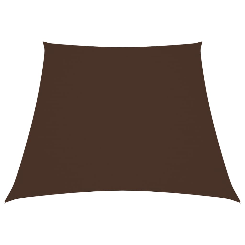 Vidaxl Zonnezeil Trapez 2 4x3 M Oxford Stoff braun