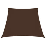 Vidaxl Zonnezeil Trapez 2 4x3 M Oxford Stoff braun - afbeelding 1