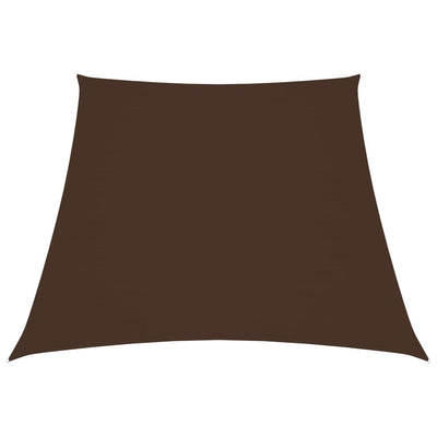 Vidaxl Zonnezeil Trapez 2 4x3 M Oxford Stoff braun
