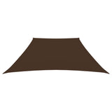 Vidaxl Zonnezeil Trapez 2 4x3 M Oxford Stoff braun - afbeelding 2