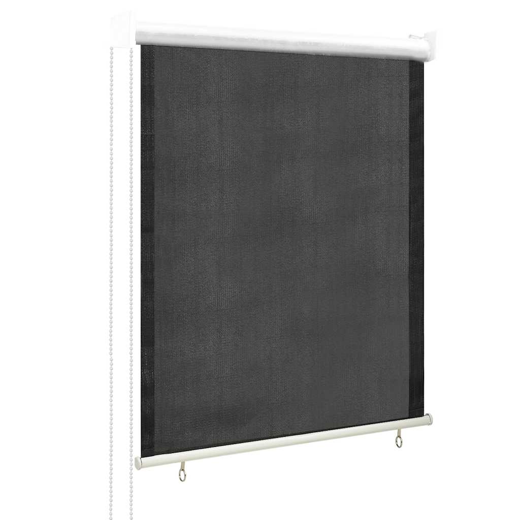 VIDAXL Roller Blind für äußere 60x140 cm Anthrazit -gelenkt