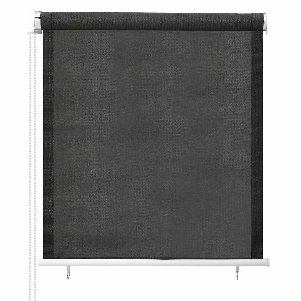 VIDAXL Roller Blind für äußere 60x140 cm Anthrazit -gelenkt