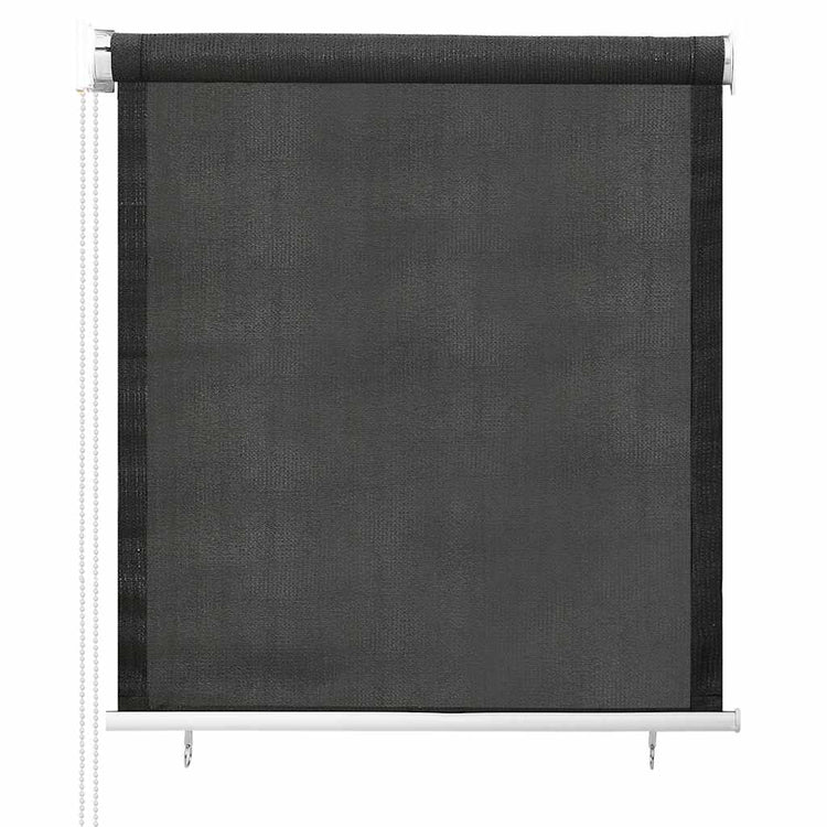 VIDAXL Roller Blind für äußere 60x140 cm Anthrazit -gelenkt