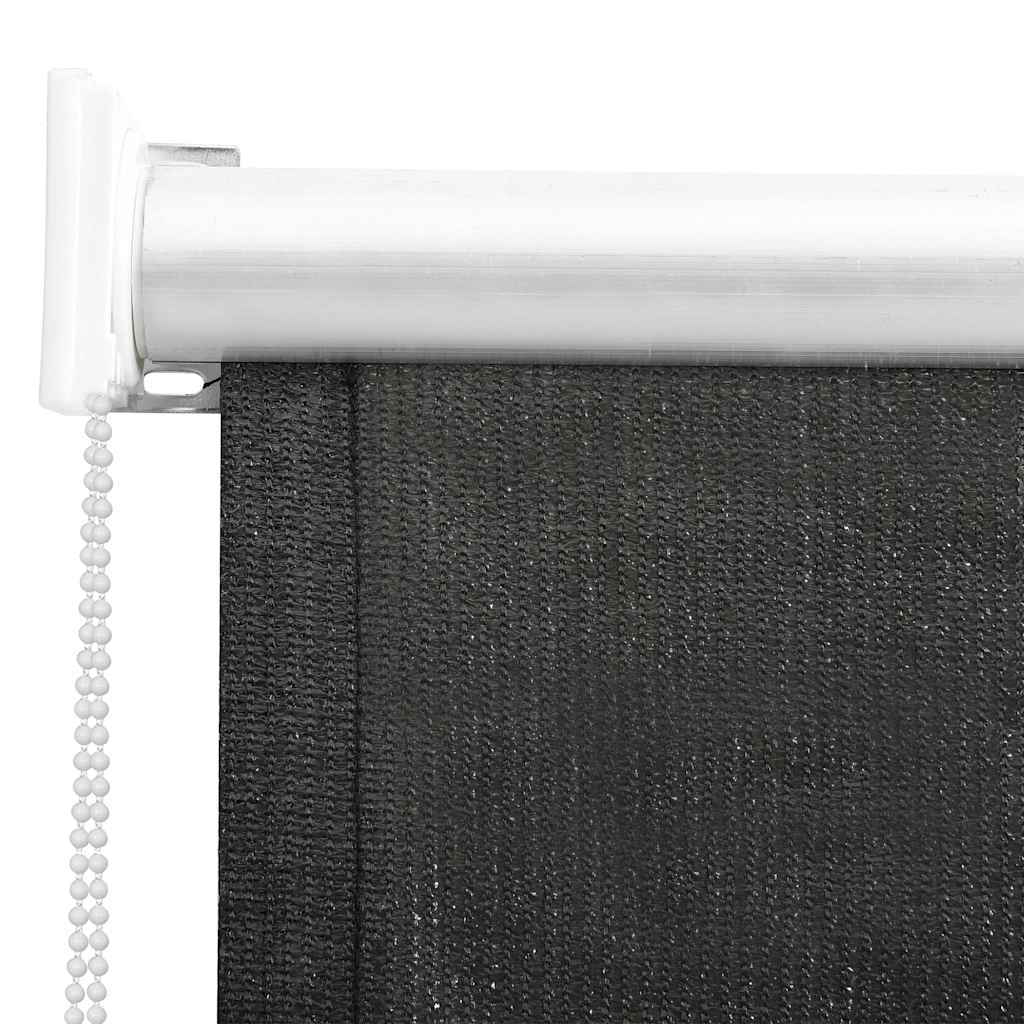 VIDAXL Roller Blind für äußere 60x140 cm Anthrazit -gelenkt