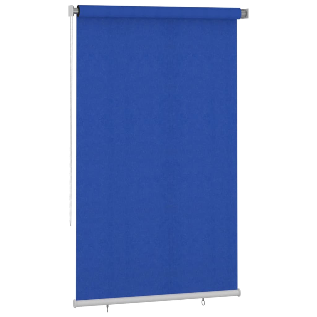 Vidaxl Roller Blind für außen 140 x 230 cm HDPE Blau
