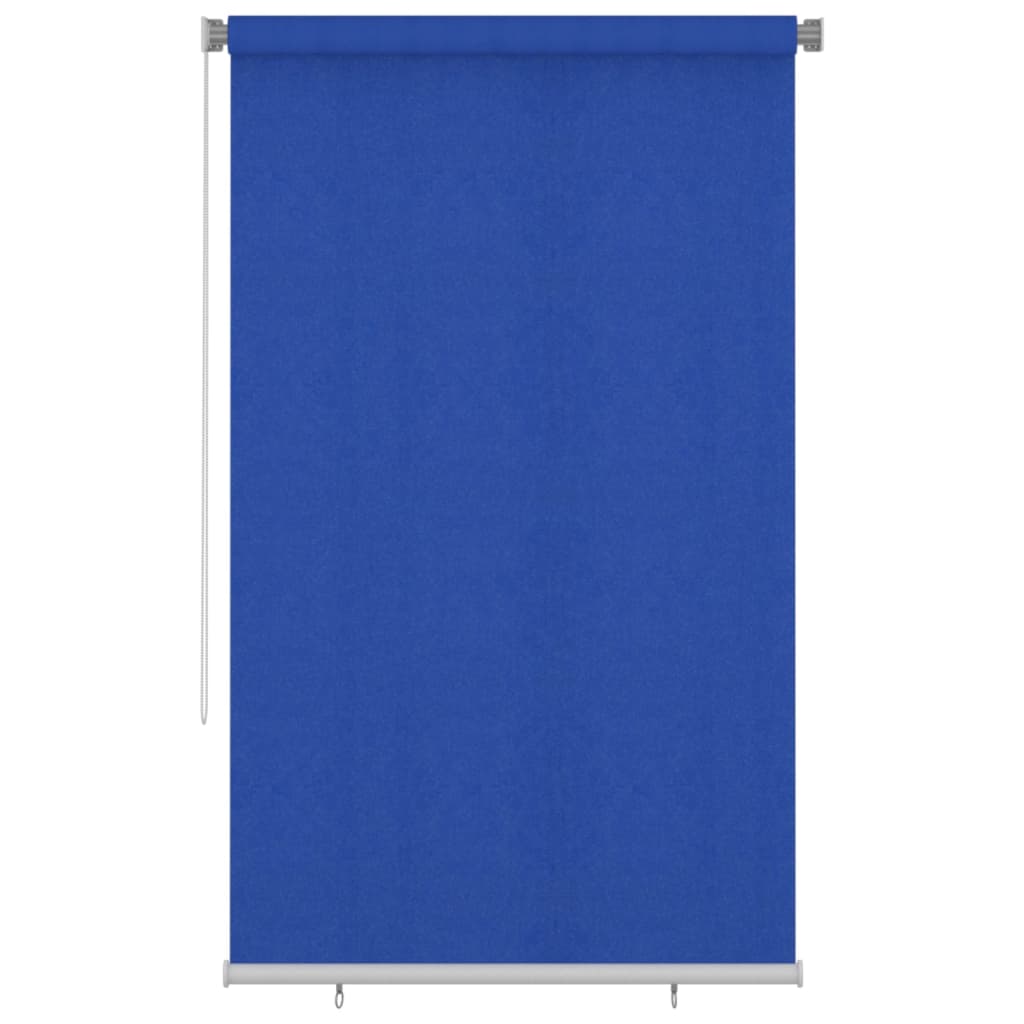 Vidaxl Roller Blind für außen 140 x 230 cm HDPE Blau
