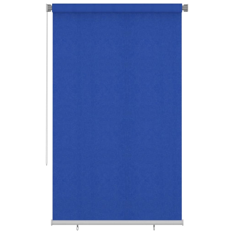 Vidaxl Roller Blind für außen 140 x 230 cm HDPE Blau