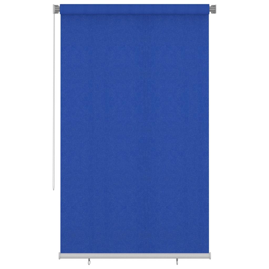 Vidaxl Roller Blind für außen 140 x 230 cm HDPE Blau
