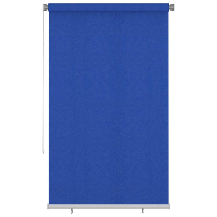 Vidaxl Roller Blind für außen 140 x 230 cm HDPE Blau